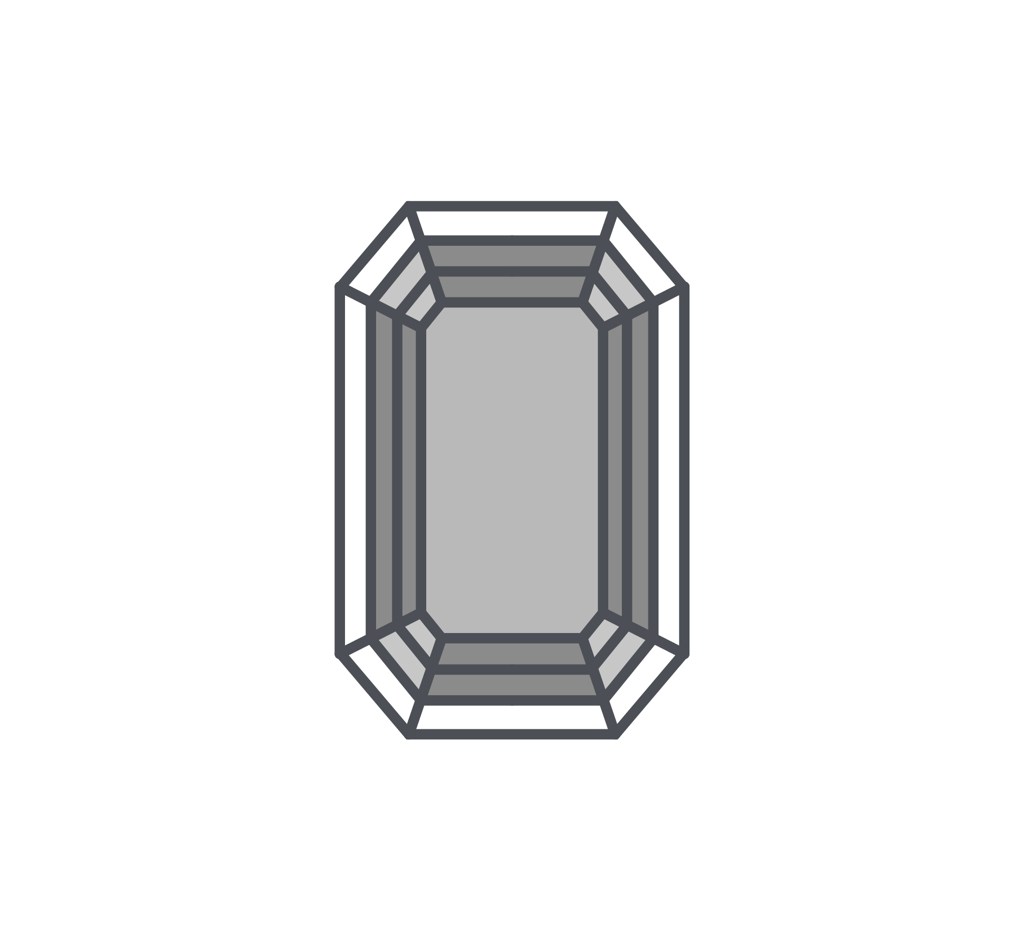 Emerald cut deals shape